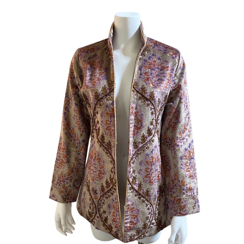 SOFT SURROUNDINGS Isidora Velvet Blazer, size XS - Picture 2 of 10